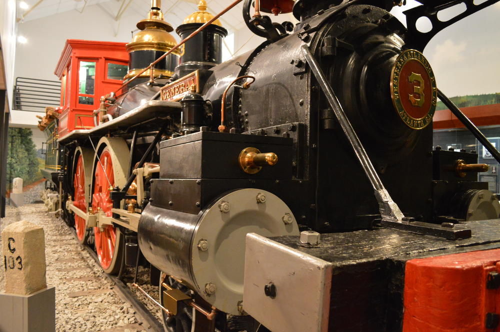 The locomotive used during the 1862 train robbery carried out by supporters of the Union. The theft was meant to cripple the Confederacy by damaging the Western and Atlantic Railroad linking Atlanta with Chattanooga.