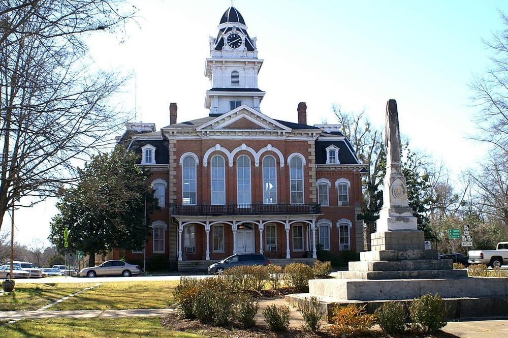 Hancock County Courthouse in Georgia.