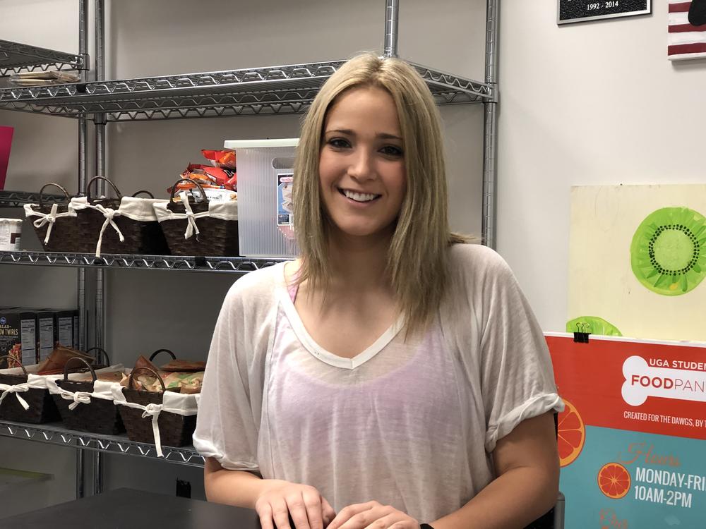 UGA Student Food Pantry Director Ava Parisi runs the day-to-day operations so students in need of food have one less thing to worry about.