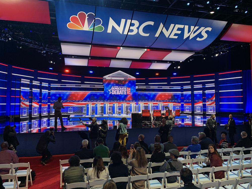 Ten Democratic presidential candidates will debate at Tyler Perry Studios in Atlanta Wednesday.