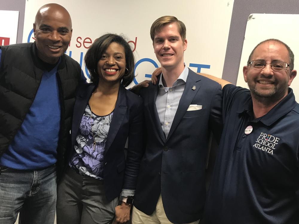 The Breakroom gang for Friday, April 20, 2018: host Tony Harris, Tomika Depriest, Jake Evans and Christian Zsilavetz. Not pictured: Kalena Boller 