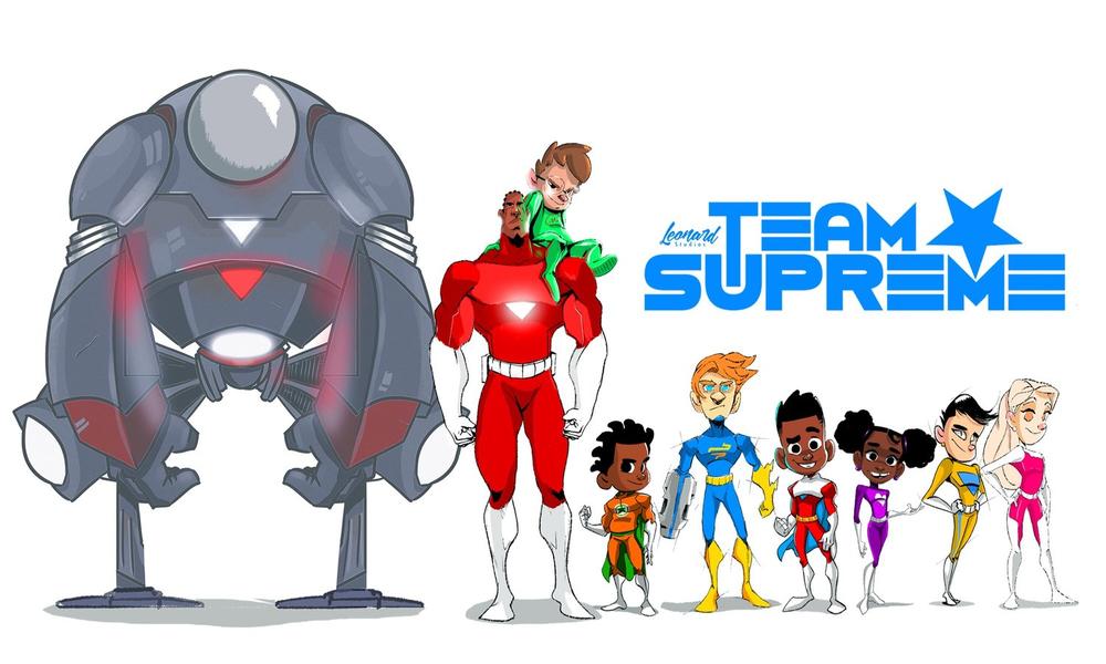 "Team Supreme" is a new superhero team by Atlanta animator Joshua Leonard.