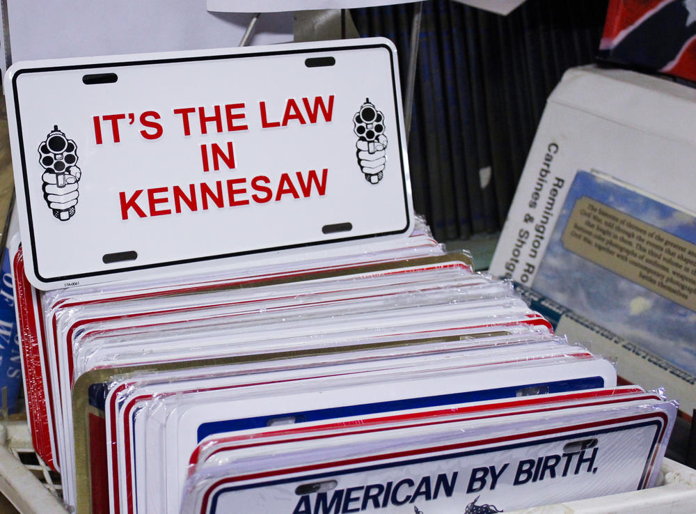 Since 1982, the city of Kennesaw, Georgia, has required heads of household to own a gun. 