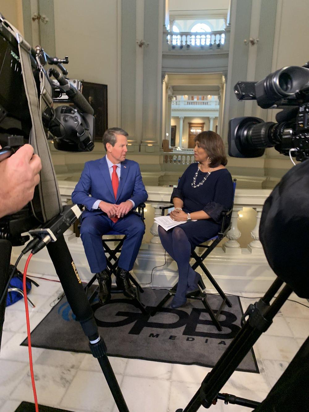 Gov. Brian Kemp discusses the Georgia film tax credit on GPB Lawmakers show with host Donna Lowry.