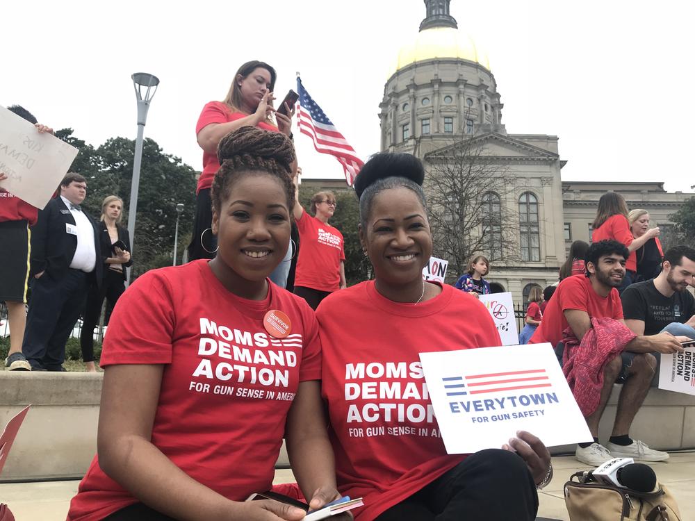 Alicia Dillon of Smyrna with her mother, Yolanda Dillon. Yolanda's sister was paralyzed by a  16-year-old gunman. 