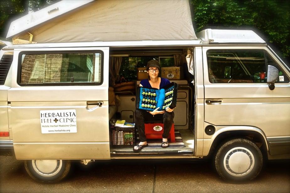 The Herb Bus is Herbalista's mobile classroom for reaching underserved communities.
