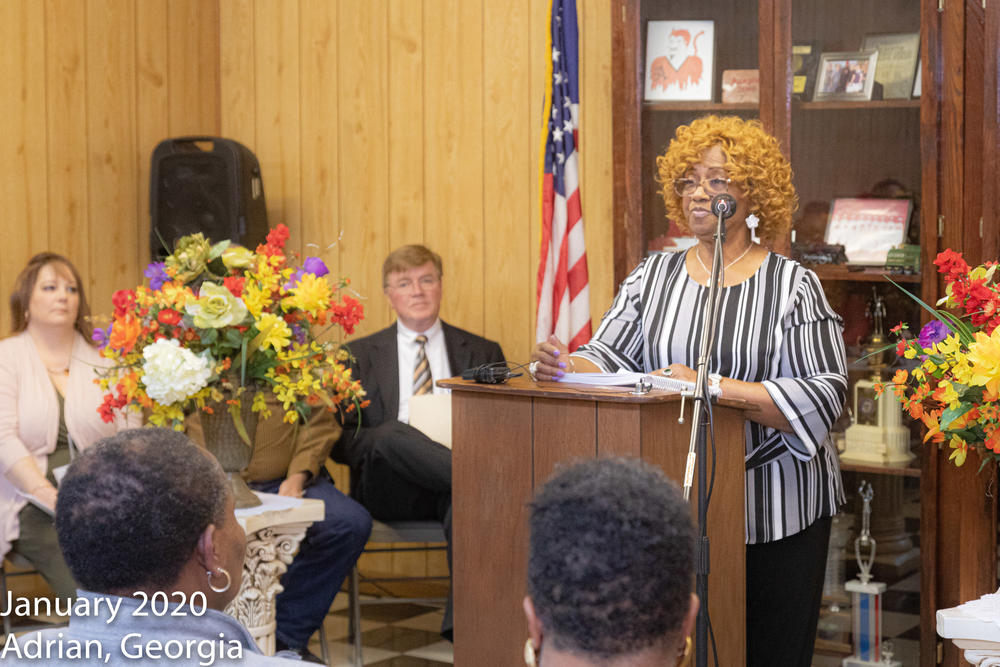 Wynola Smith was sworn in as the mayor of Adrian in January.