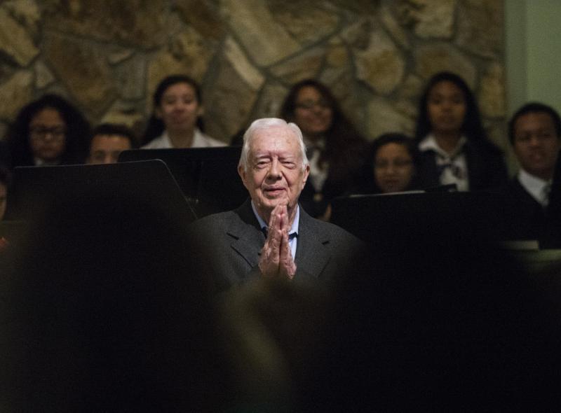 Former President Jimmy Carter in 2015.
