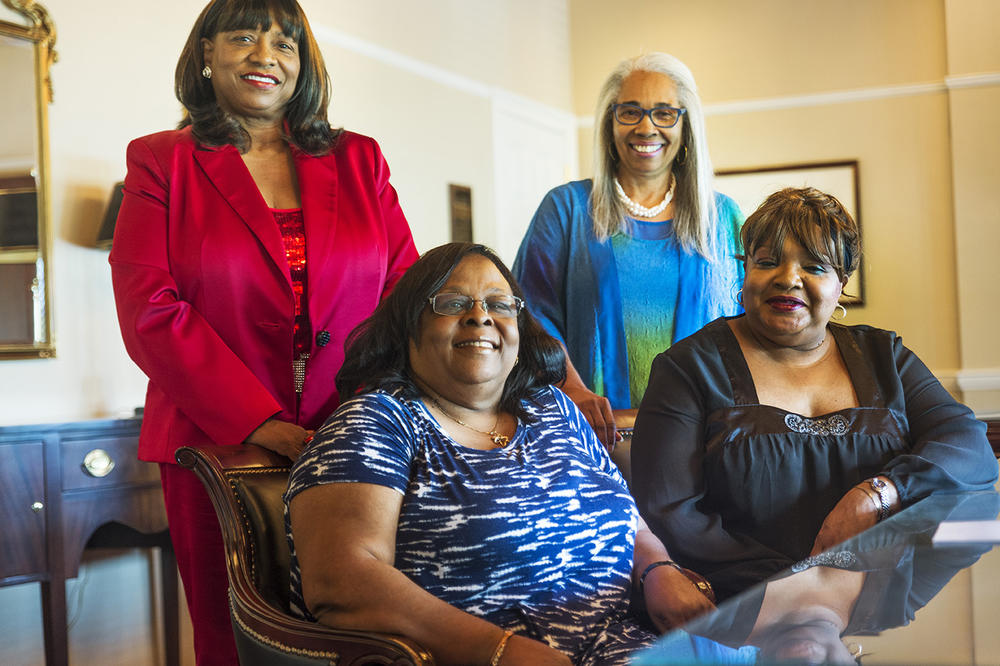 Clockwise from top left, Shirley Reese, Carol Barner-Seay, Diane Dorsey-Bowens and Emmarene Kaigler-Streeter were among the 20 or so girls who in 1963 were jailed, some as long as 45 days, in the one room Leesburg Stockade.