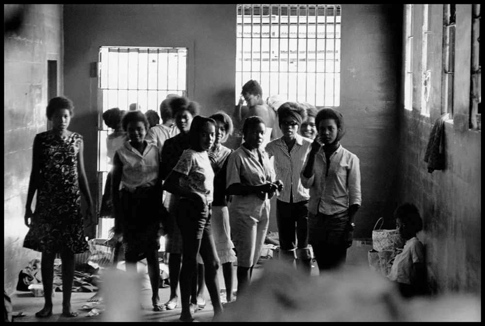 Arrested for demonstrating in Americus, Georgia, the teenage girls were held in a stockade near Leesburg. They had no beds and no working sanitary facilities.