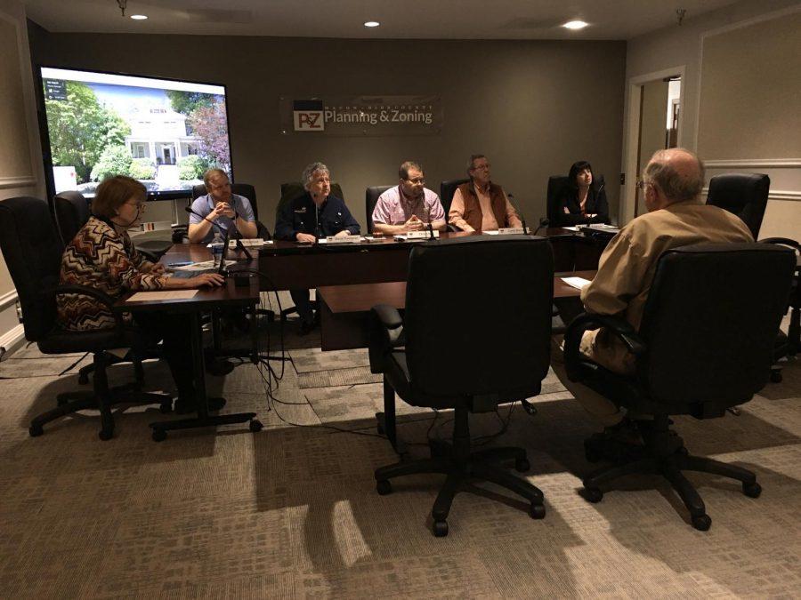 The Macon-Bibb County Planning & Zoning Commission's Design Review Board conducts its last meeting Monday afternoon before the office closes. The office is suspending public gatherings until May.
