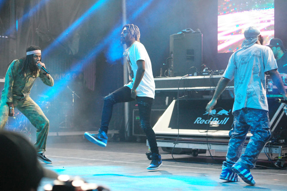 The Brooklyn-based rap trio, Flatbush Zombies