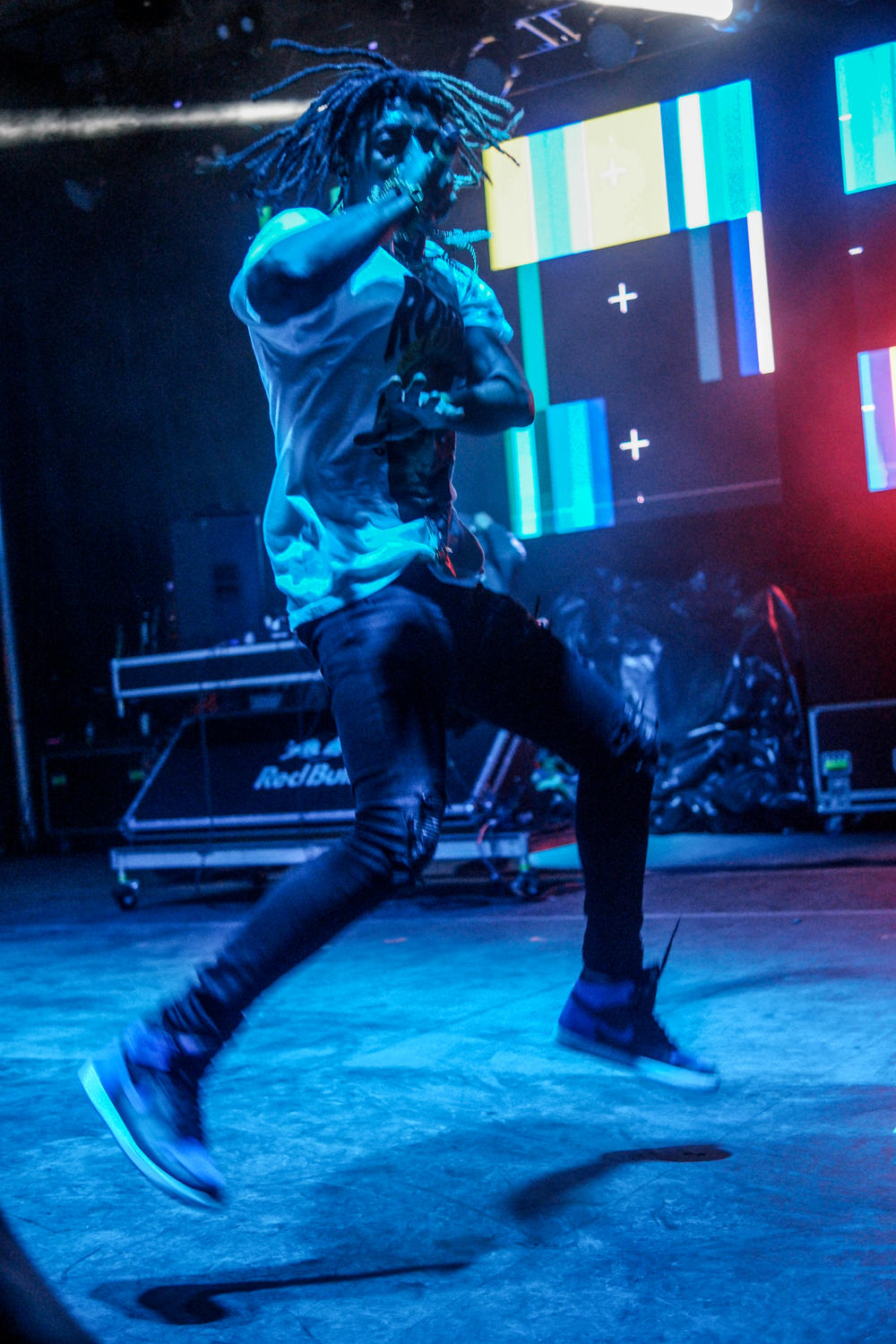 Meechy Darko of the Brooklyn-based rap trio, Flatbush Zombies