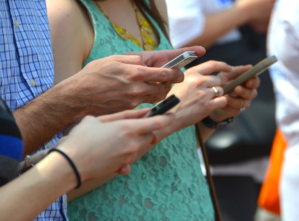 One of the topics The Breakroom gangs weighs in on is a new study that says adults spend just as much time looking at screens as their teenagers.