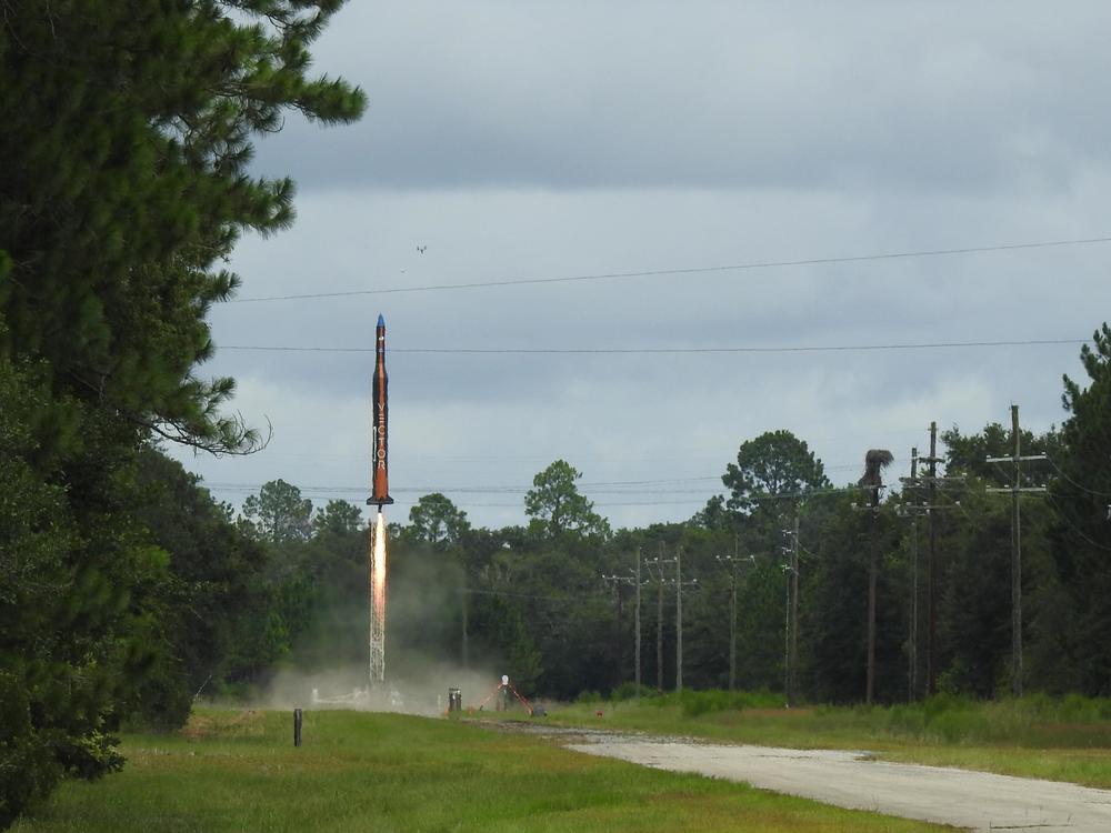 2017 Test launch near the proposed Spaceport site