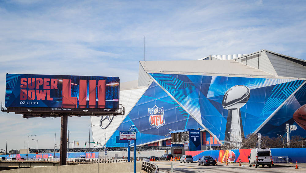 Atlanta hosted the Super Bowl for the third time in 2019.