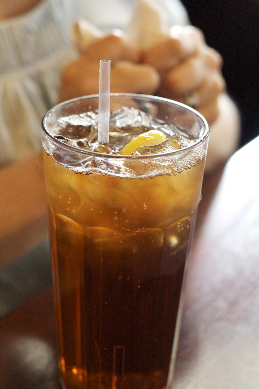 A glass of Southern sweet tea