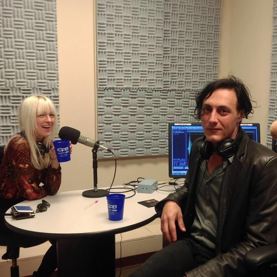 Blake Olmstead and Peter Mavrogeorgis of Twisty Cats, a band based in Savannah.