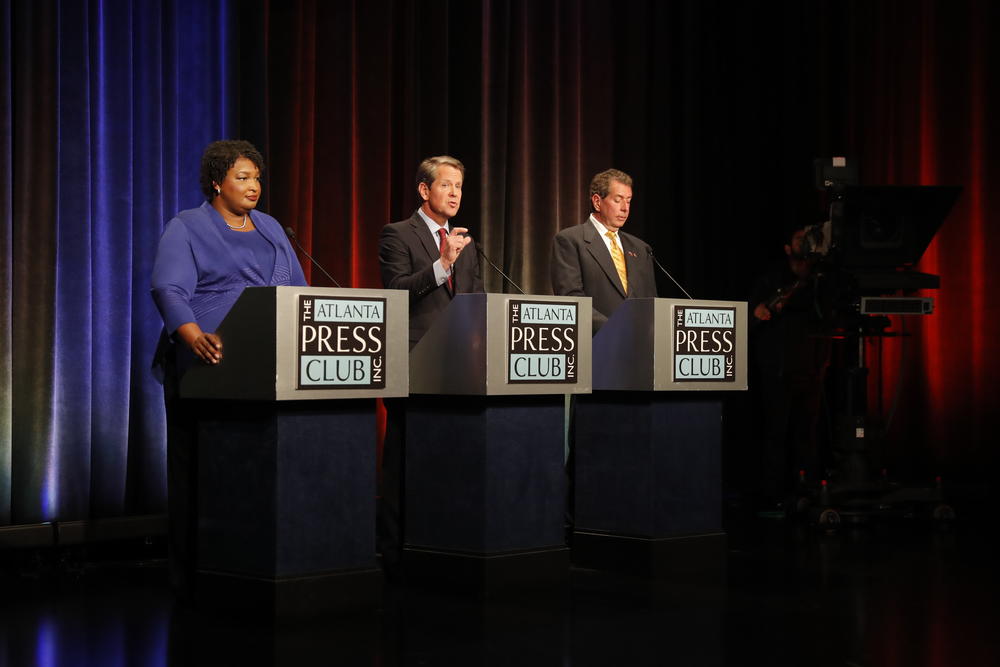 The first gubernatorial debate was held Tuesday at GPB in Midtown.