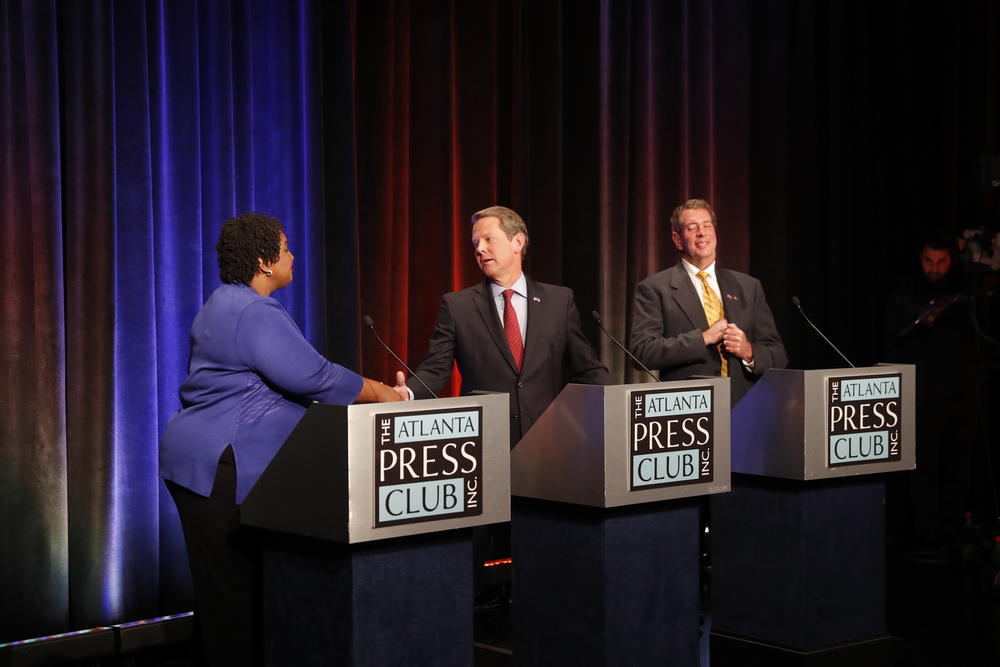 The first gubernatorial debate was held Tuesday at GPB in Midtown.