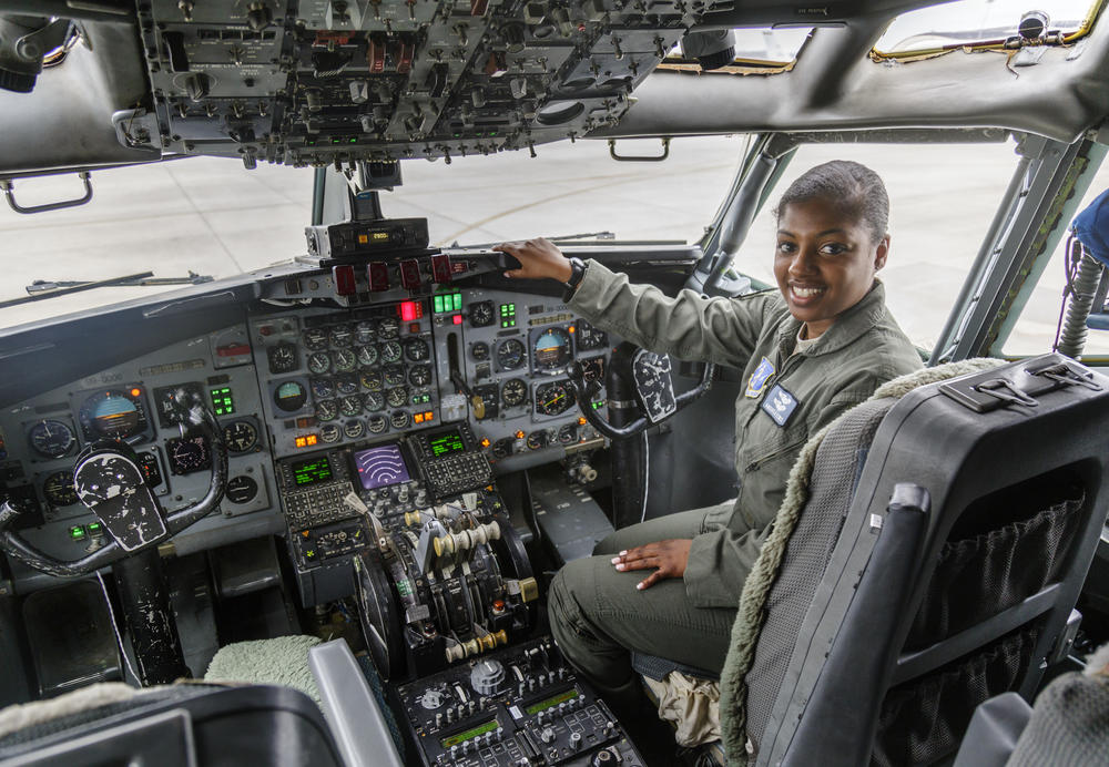 First Lieutenant Andrea Lewis will be the first black woman to deploy with the Georgia Air National Guard.