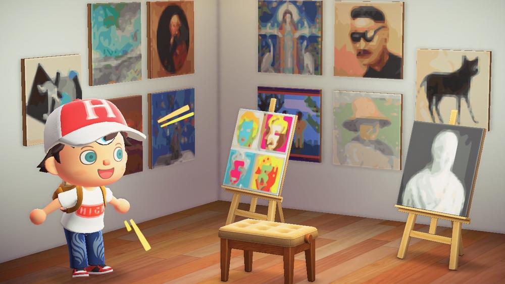 The High Museum added some of it's paintings to the video game, 