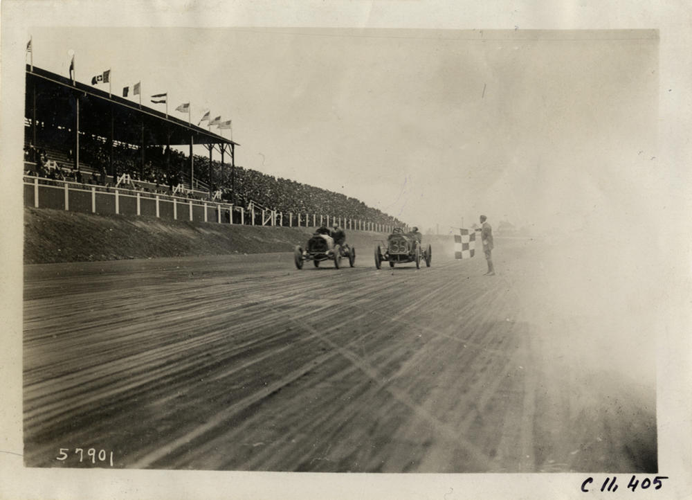 Candler opened the speedway in 1909.