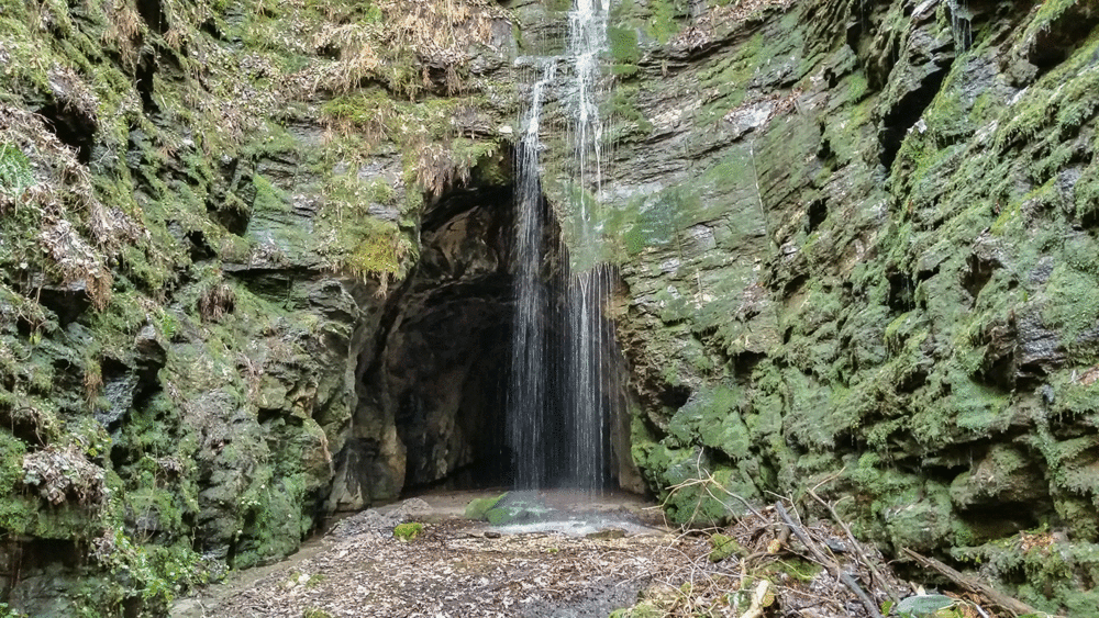 The mouth of the Black Diamond Tunnel near Clayton Georgia.