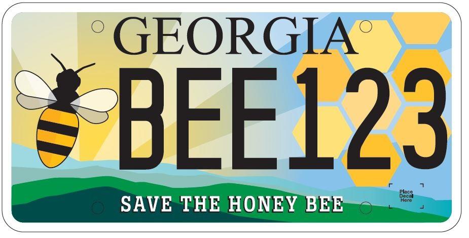Effort To Save Georgia Honeybees Moves To License Plates Georgia Public Broadcasting