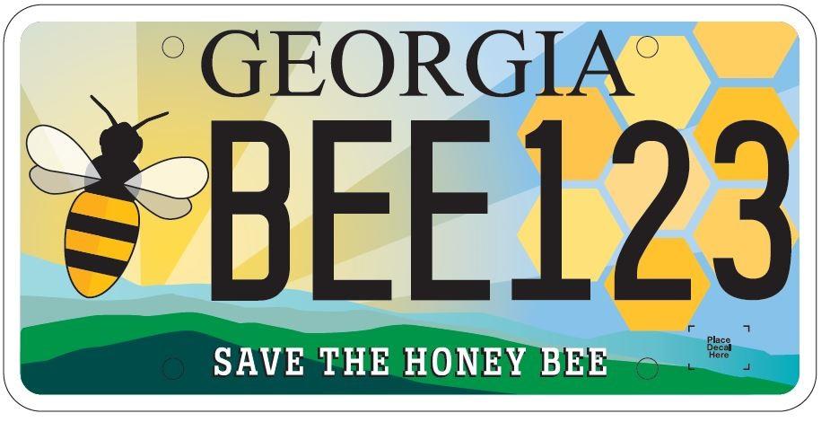 Georgia's Bee Association is attempting to raise money to save bees by selling a new license plate.