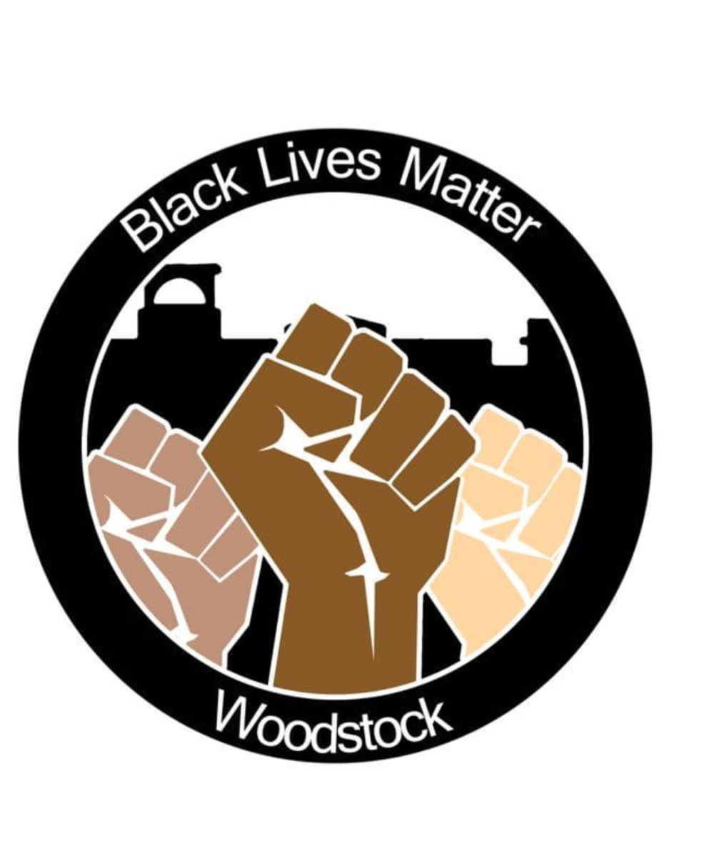 Logo created for the Facebook group Black Lives Matter Woodstock.
