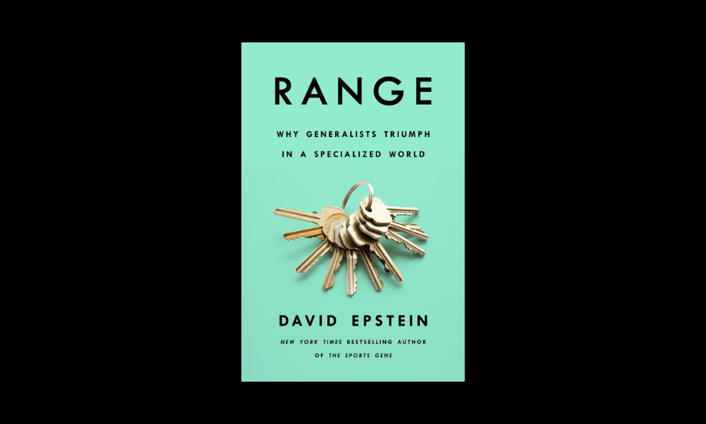 Author David Epstein's new book is Range: Why Generalists Triumph in a Specialized World