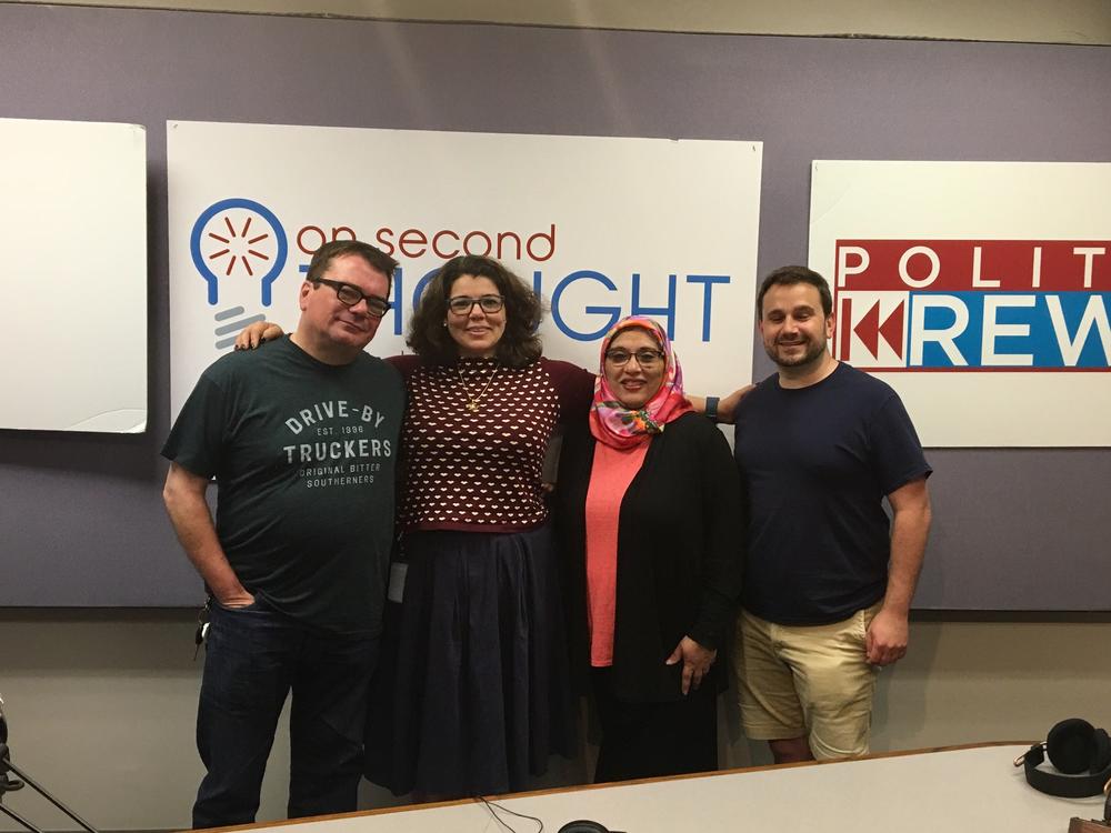 Feat. Left-Right: Chuck Reece, Celeste Headlee, Soumaya Khalifa, Robbie Medwed