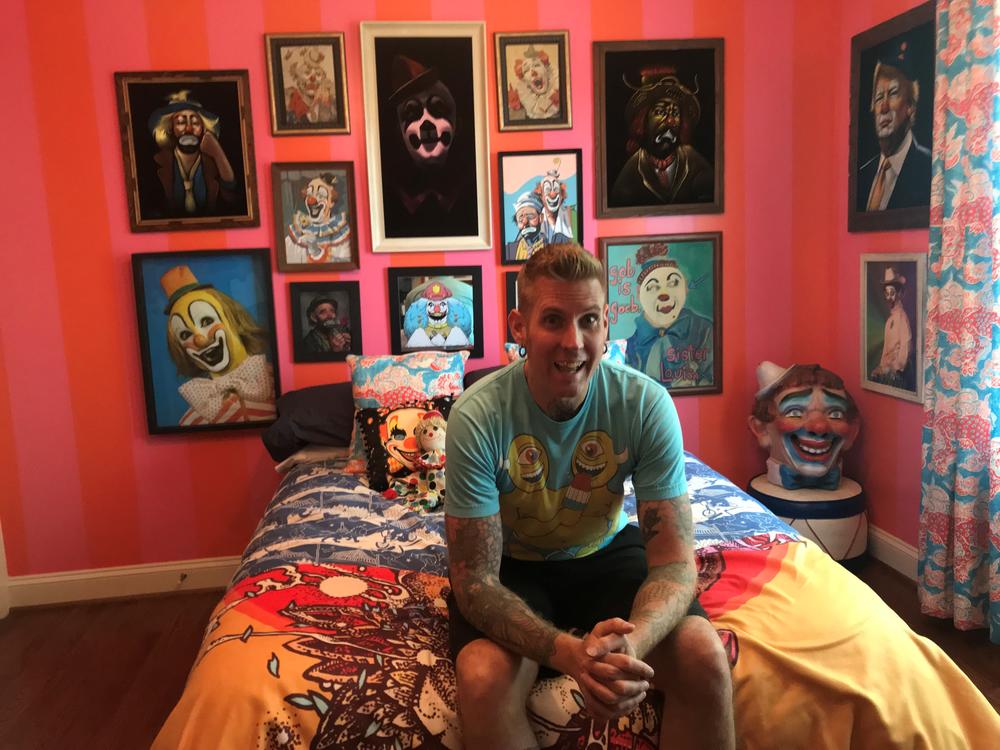 Mastodon drummer and vocalist Brann Dailor at his home in Atlanta.