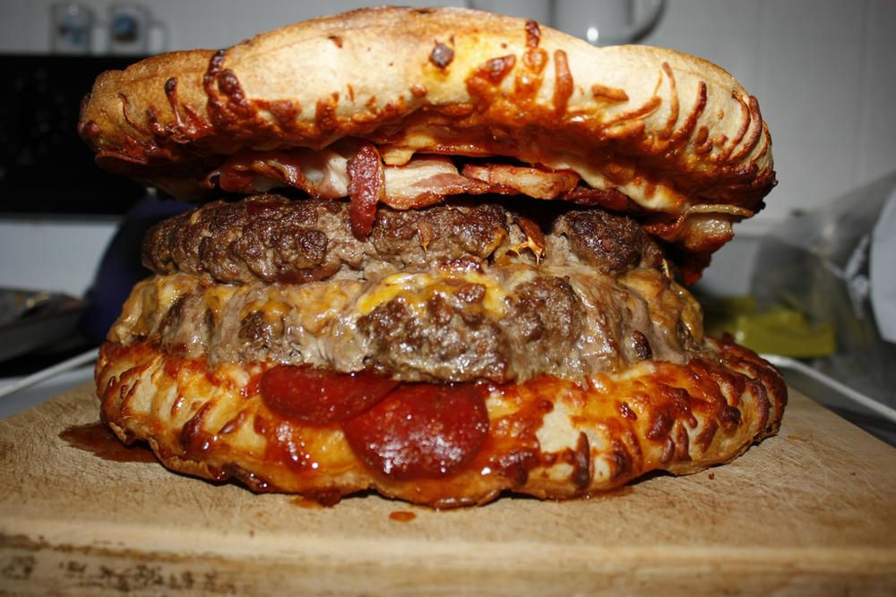 How does this burger/pizza combo look to you?