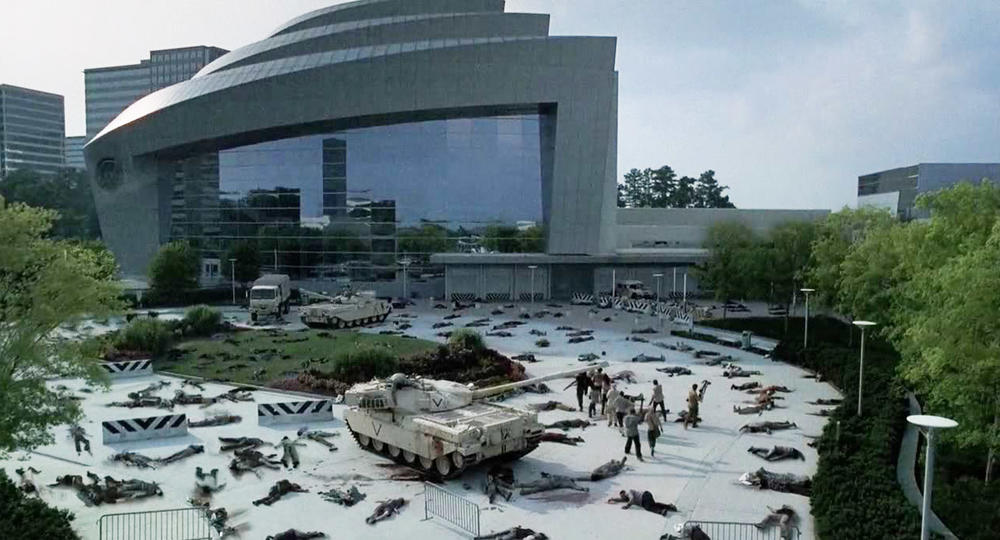 A Scene featuring the Centers for Disease Control and Prevention in the TV show, The Walking Dead.