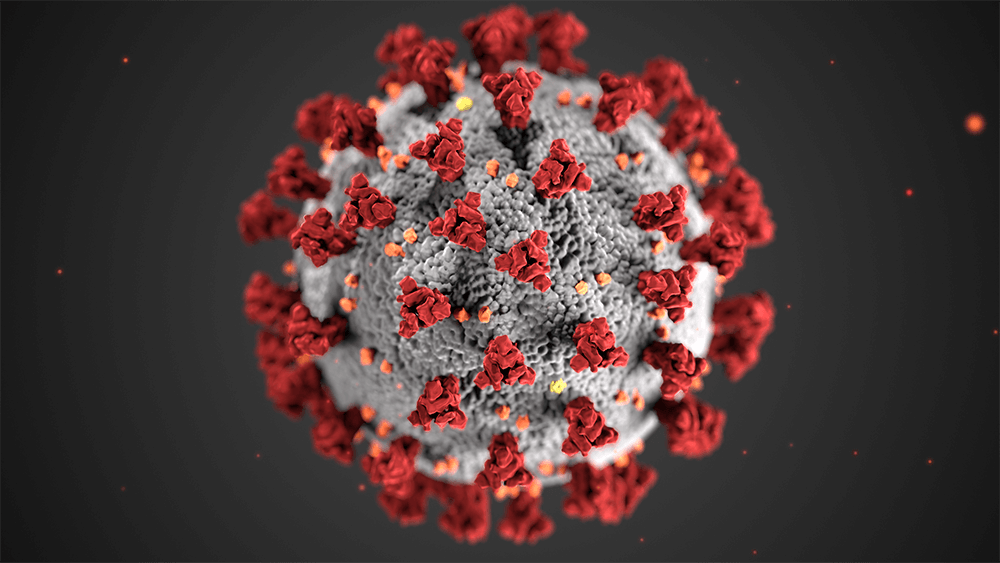 UGA alumni Dan Higgins and Alissa Eckert designed the visual depiction of coronavirus, pictured above.