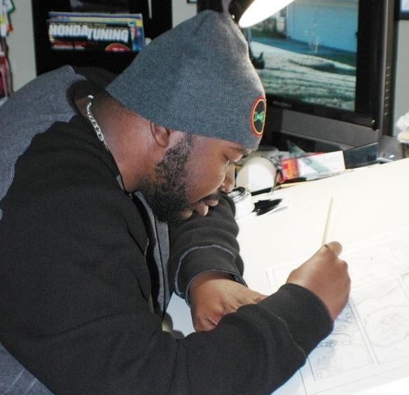 Dexter Vines of Atlanta has worked on some of the biggest comic titles from Superman/Batman, Civil War and Wolverine: Old Man Logan. He's currently working on a series for Marvel about Han Solo.