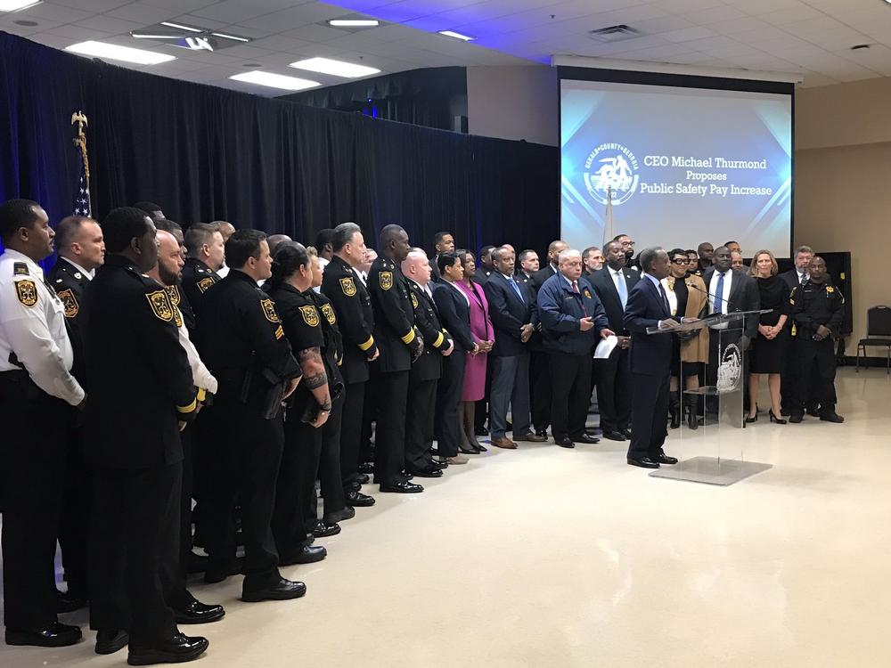 DeKalb County CEO Michael Thurmond proposed a 4% pay raise for public safety officials Thursday. 