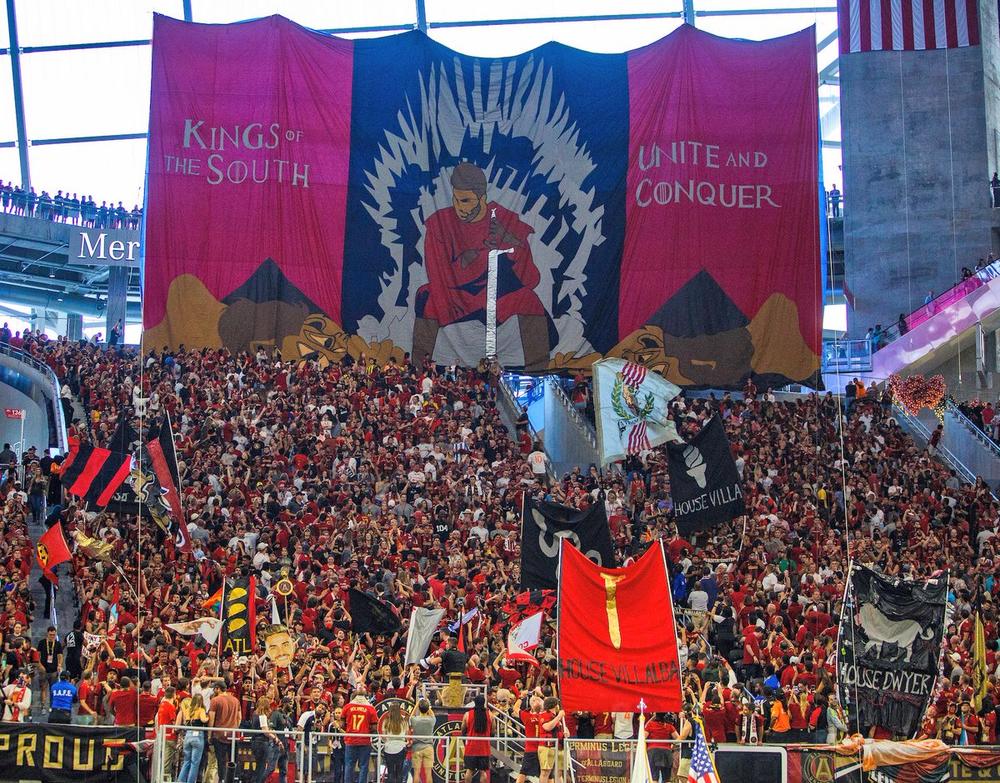 The crowd at Saturday's Atlanta United FC game exceeded that of games played that day at the World Cup.