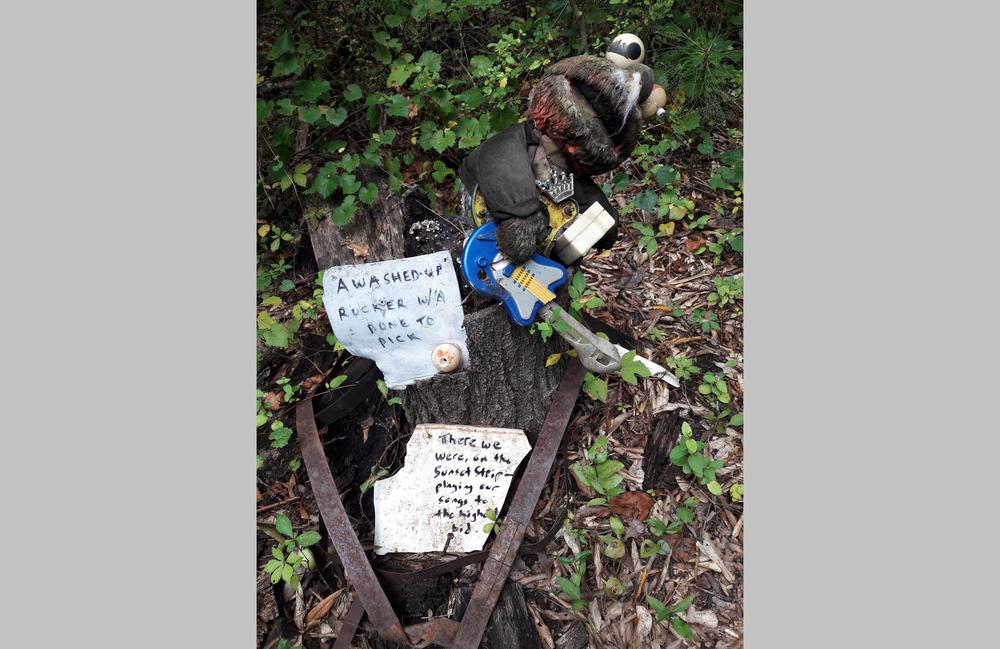 Trash-to-Treasure art of the Doll's Head Trail