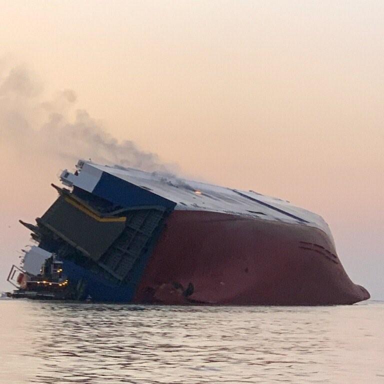 Federal, state and local agencies are working to stabilize the Golden Ray cargo ship so that the search for four missing crew members can continue.
