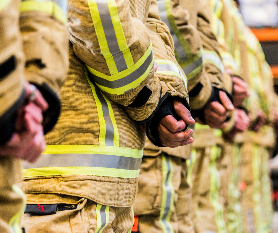 Three female Glynn County Fire Rescue firefighters have served together in the same engine company for the past several weeks. 