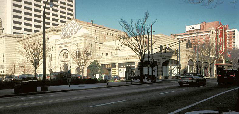 The Fox Theatre, which had its own run-in with attempted demolition.