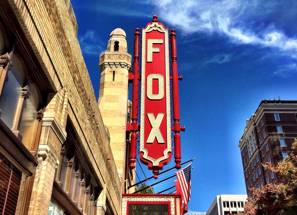 The entrance to the Fox Theatre in Atlanta