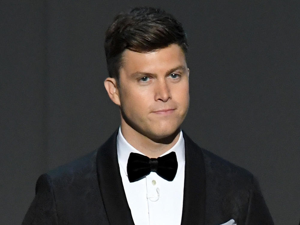 Colin Jost, here in 2018, first joined <em>Saturday Night Live</em> as a writer 15 years ago. 