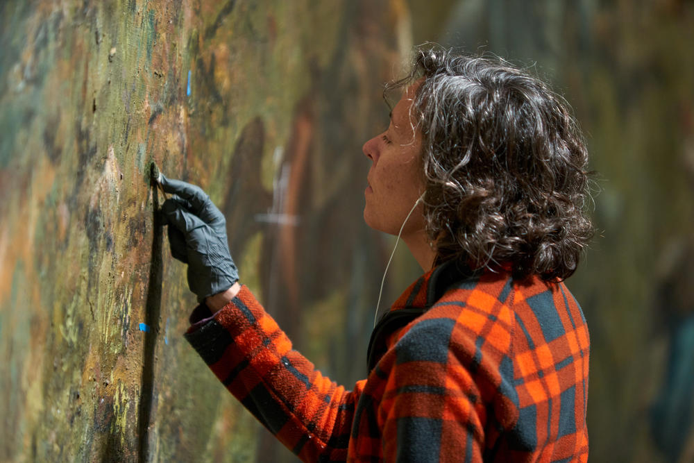 The Battle of Atlanta Cyclorama painting was moved from Grant Park to the Atlanta History Center in 2017.
