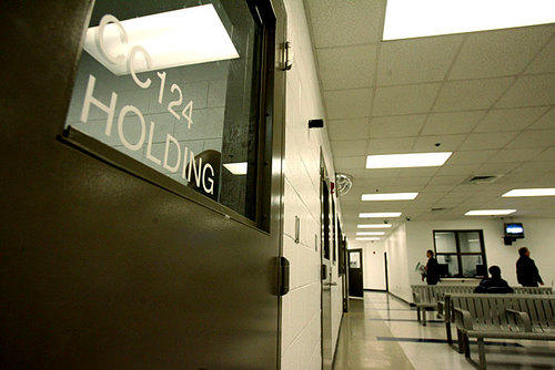 The interior of the Gwinnett County Detention Center.