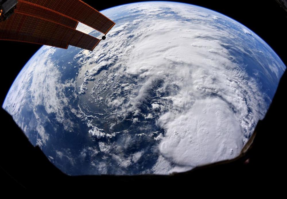 International Space Station Astronaut Christina Koch captured this image of Barry on July 11 from the space station.