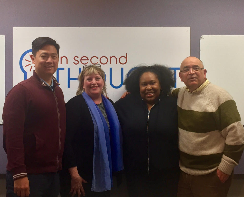 Our Breakroom: Ed Sohn, Kathy Lohr, Kalena Boller, and Hector Fernandez